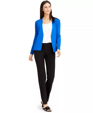 Alfani Women's Blue Long Sleeve Open Cardigan Sweater Blue Size Small