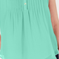Charter Club Women's Sleeveless Pintuck Blouse Green Size Medium