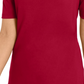 Karen Scott Women's Elbow-Sleeve Stud-Trim Tunic Bright Red Size X-Small