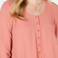 Style & Co Women's Swing Blouse Orange Size Petite X-Large