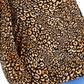 Thalia Sodi Women's Animal Print Strappy Cold Shoulder Top Gold Size XX-Large