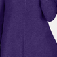 Alfani Women's Ribbed Snap Detail Sweater Purple Size Petite Small