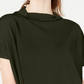 Alfani Women's Cowl Mock-Neck Top Green Size Petite Medium