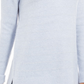 Style & Co Women's Petite Metallic-Striped Turtleneck Sweater Blue Size PM
