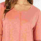Style & Co Women's Crochet-Trim Bell-Sleeve Top  Orange Size X-Small