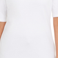 Karen Scott Women's Cotton Keyhole Top White Size X-Small