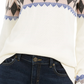 Charter Club Women's Printed Sweater White Size -PS/M