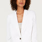 Alfani Women's Petite 3/4 Sleeve Blazer White Size Petite Medium