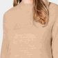 Karen Scott Women's Petite Mock-Neck Sweater Brown Size PS