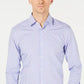 Hugo Boss Men's Slim-Fit Purple/Blue Gingham Dress Shirt Purple Size 14.x32-33