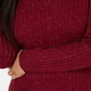 Karen Scott Women's Cable Knit V Neck Sweater Red Size PS