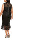 Calvin Klein Women's Plus Size Mock Neck Lace Dress Black Size 14