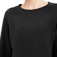 Karen Scott Women's Sport Fleece Sweatshirt Black Size Medium