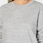 Karen Scott Women's Sport Fleece Sweatshirt Gray Size Small