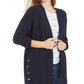 Style & Co Women's Open Front Button Trim Cardigan Blue Size Petite X-Large