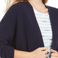 Style & Co Women's Open Front Button Trim Cardigan Blue Size Petite X-Large