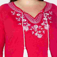 Charter Club Women's Plus Size Cotton Embroidered Peasant Top Pink Size 3X