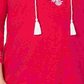 Charter Club Women's Plus Size Cotton Embroidered Peasant Top Pink Size 3X