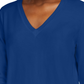 Maison Jules Women's V-Neck Sweater Blue Size X-Large