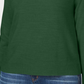 Karen Scott Women's Zip Back Mock Neck Sweater Green Size Large