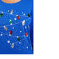Karen Scott Women's Embellished Cotton Top Blue Size X-Large