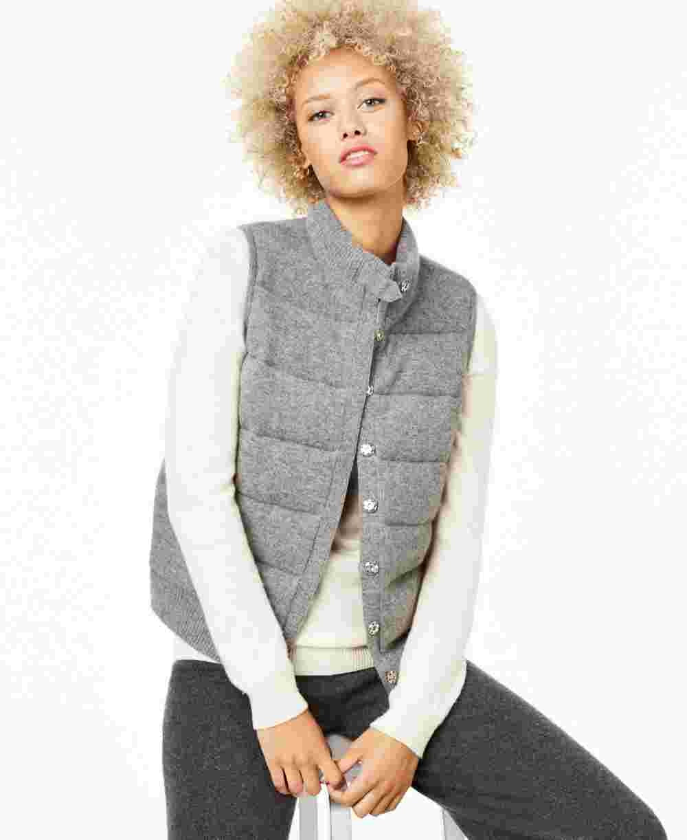 Charter Club Women's Cashmere Vest Regular & Petite Sizes Charcoal Size Small