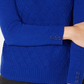 Karen Scott Women's Diamond Cable Knit Sweater Blue Size X-Large