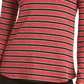 Charter Club Women's Heather Long Sleeve Top Wine Size Large