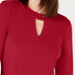 Charter Club Women's Bell Sleeve Keyhole Top Red Size X-Small