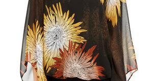 Alfani Women's Bubble Sleeve Blouse Yellow Size PL