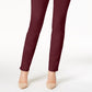 Charter Club Women's Petite Cambridge Tummy-Control Slim-Leg Pants Wine Size 4 P