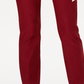 Charter Club Women's Cambridge Skinny Pull On Tummy Control Pants Wine Size 6