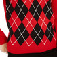 Charter Club Women's Argyle Sweater Red Size PL