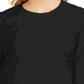 Karen Scott Women's Petite Textured Dot Sweatshirt Black Size PL