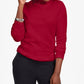 Karen Scott Women's Studded Mock Neck Sweater Red Size X-Small