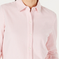 Charter Club Women's Cotton Knit Shirt Pink Size Small