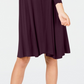Style & Co Women's Swing Dress Purple Size Medium