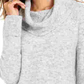 Style & Co Women's Petite Cowlneck Sweater Gray Size PL
