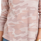 Style & Co Women's Printed Cotton Thermal Top Pink Size PS