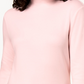 Karen Scott Women's Cotton Mock Neck Top Pink Size X-Large
