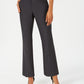 JM Collection Women's Extended-Tab Trousers Charcoal Size 4 Petite