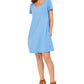 Style & Co Women's One Pocket T-Shirt Dress Blue Size X-Small