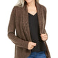 Karen Scott Women's Shawl Collar Cardigan Brown Size XX-Large