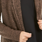 Karen Scott Women's Shawl Collar Cardigan Brown Size XX-Large
