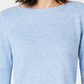 Karen Scott Women's Textured Tunic Sweater Blue Size X-Small