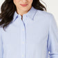 Charter Club Women's Cotton Knit Shirt Blue Size X-Large