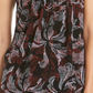 Alfani Women's Smocked Mock Neck Top Red Size Petite X-Large