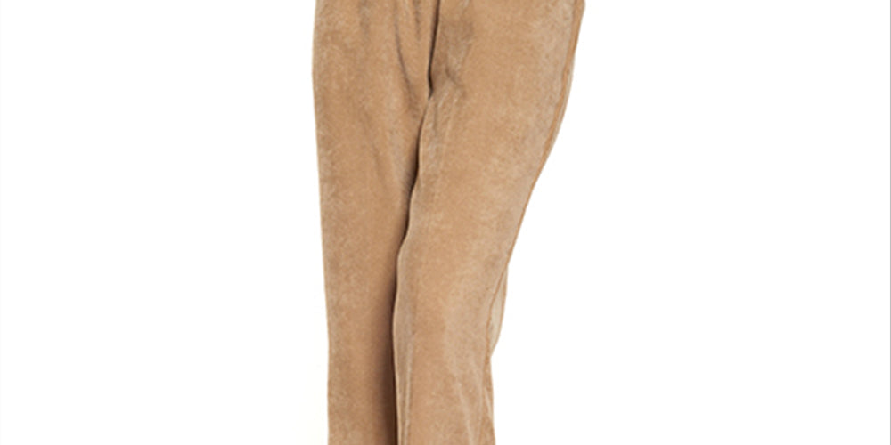 Alfred Dunner Women's Casual Classics Straight Leg Pull on Pants White Size 12P