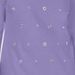 Karen Scott Women's Cotton Grommet Top Purple Size X-Small