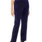 Karen Scott Women's Velour Pull On Pants Blue Size Petite Small
